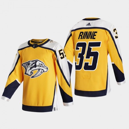 Nashville Predators Trikot Pekka Rinne 35 2020-21 Reverse Retro Authentic - Herren
